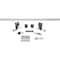 Ekena Millwork Premium J-Top Mount Barn Door Hardware Set w/ 4' Track for 1 3/8" to 2 1/4" Doors, PC Chrome GB60010H4CR - alternate 1